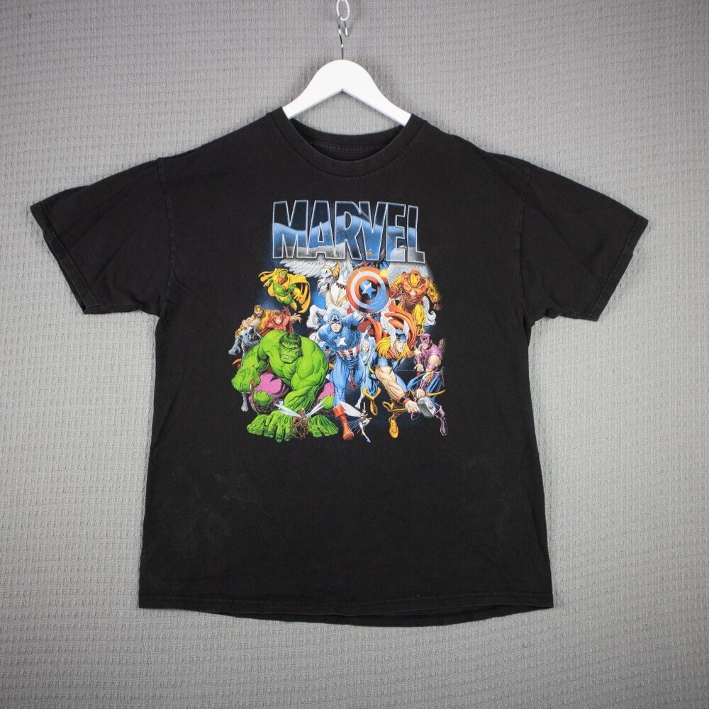 Marvel Comics Superheroes Avengers Tee Mens XLarge